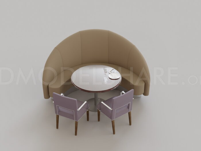 2255. Coffee Table 3D Model